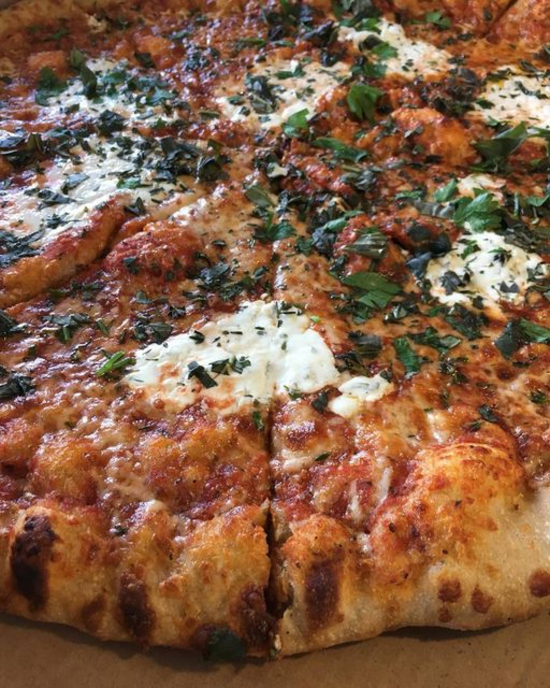 Maplebrook Farm Goat Cheese Seasons Pizza