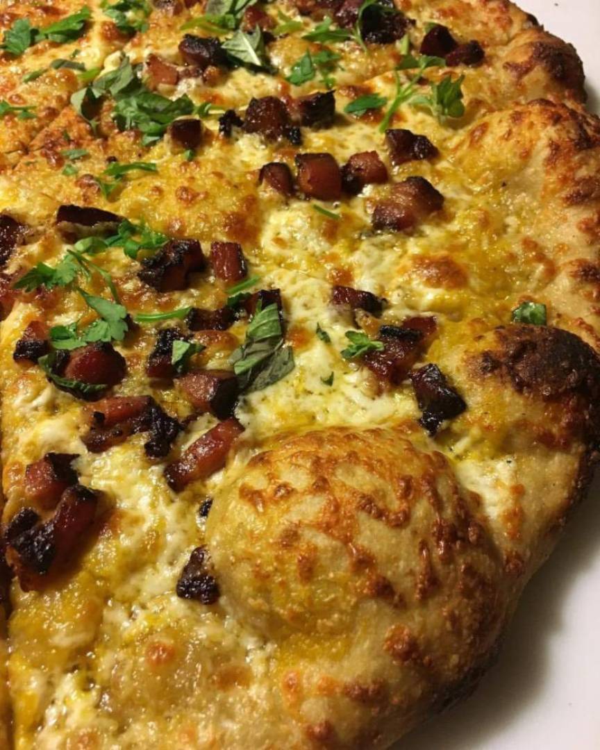 Bacon Butternut Seasons Pizza