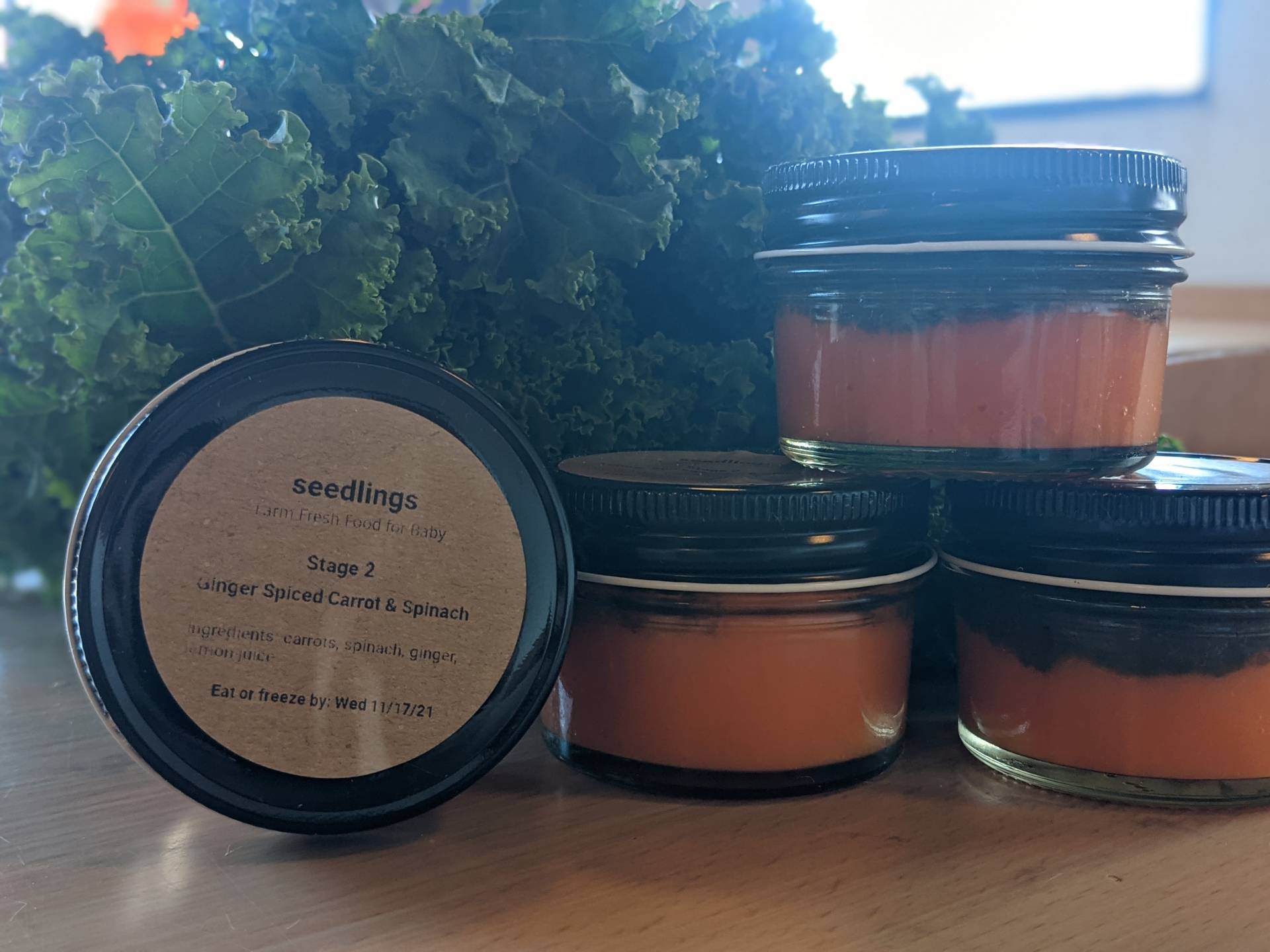 Stage 2 Seedlings Baby Food Bundle ($20 for 4 jars)