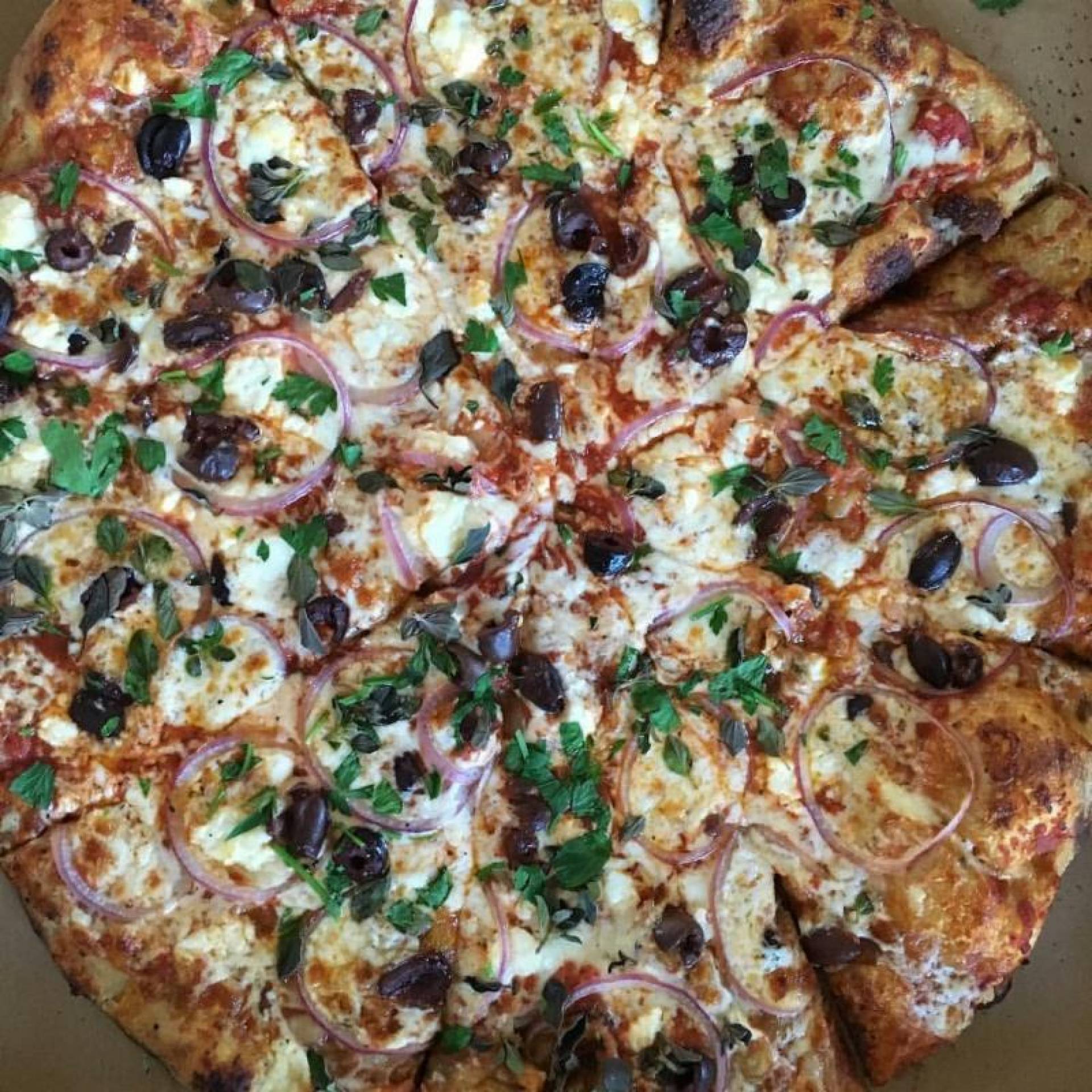 Greek Pizza Greek Pizza