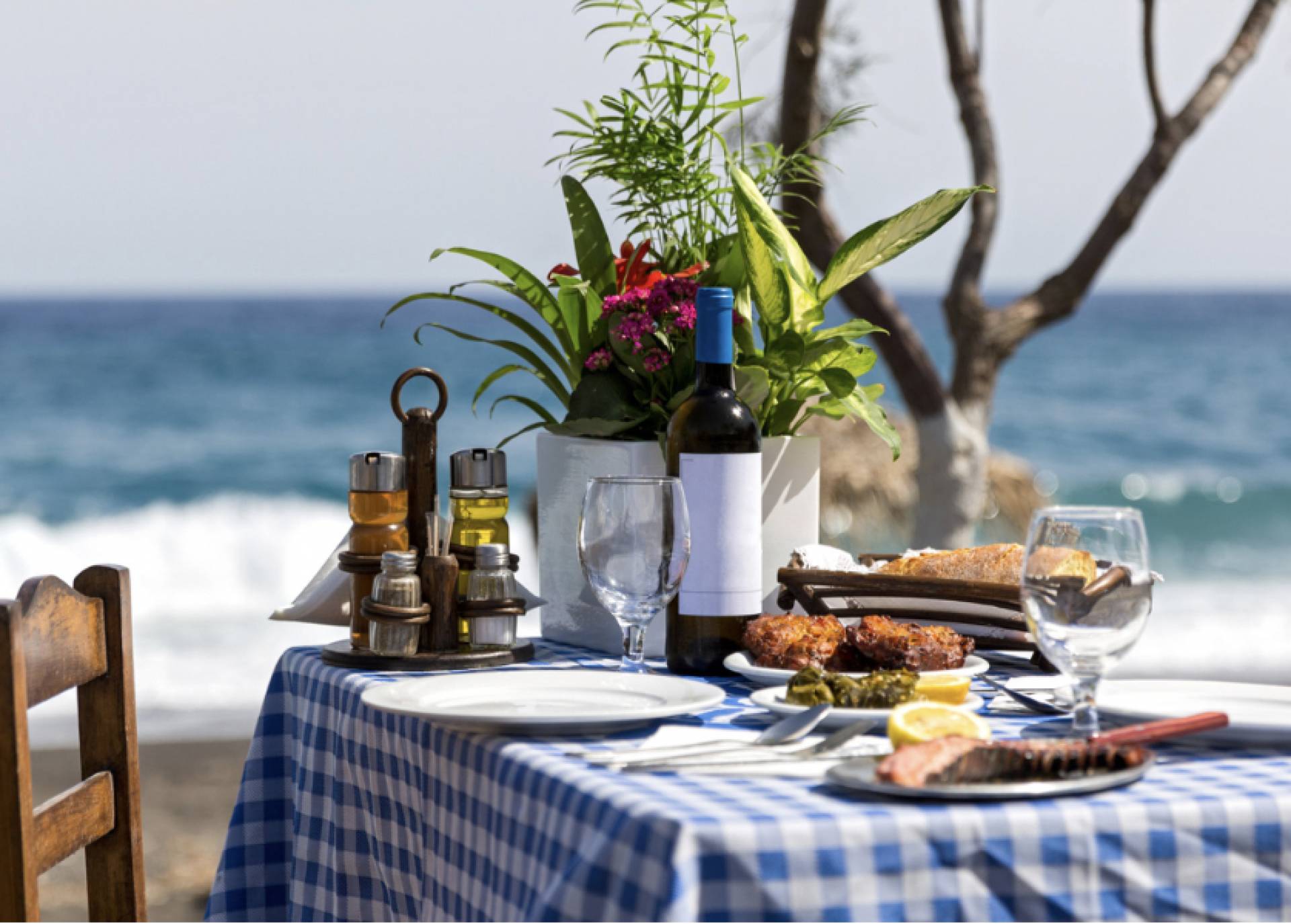 Valentine's Day Dinner - Beef Souvlaki (Dinner for 2) AND Mezze App Platter