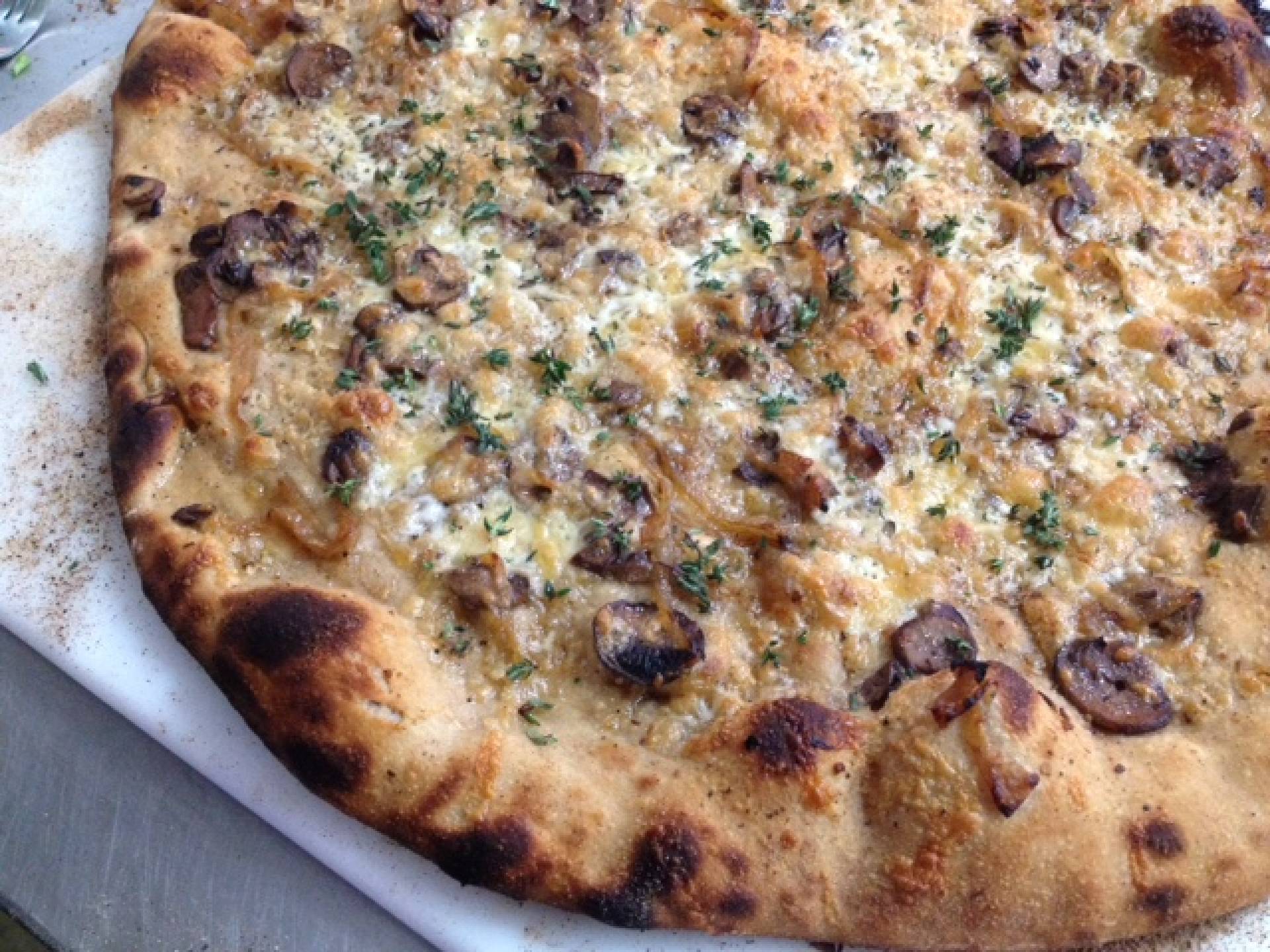 Sauteed Mushroom Seasons Pizza