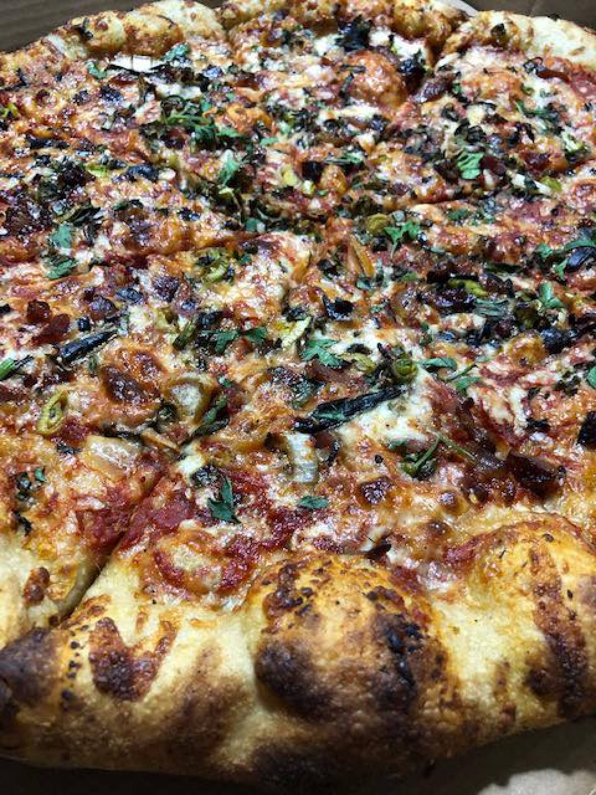 Bacon & Scallion Pizza